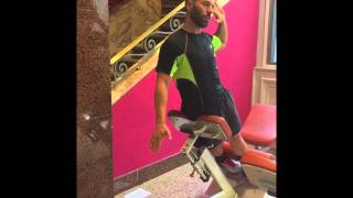 OBLICUOS EN BANCO INCLINADO  obliques on incline bench [upl. by Gerti]