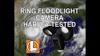 Ring Floodlight Camera  Hurricane Harvey Tested [upl. by Cocks532]