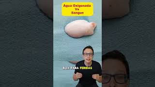 Água oxigenada X Sangue 😯🩸curiosidades medicina medico dicas experimento ciencia enfermagem [upl. by Eelrebmyk]