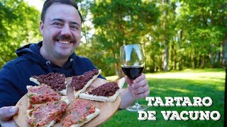 Tartaro de Vacuno  Recetas del sur [upl. by Yduj]