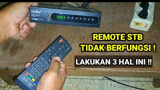 Cara memperbaiki remote set top box digital yang rusak [upl. by Zak]