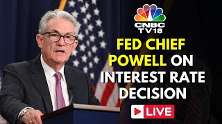 Jerome Powell LIVE Federal Reserve Bank Interest Rate Decision  FOMC Meeting  US Market  N18G [upl. by Wilmette]