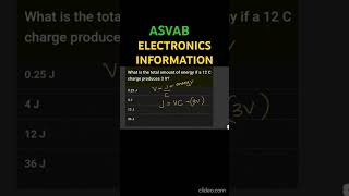 ASVAB ELECTRONICS INFORMATION [upl. by Coucher993]