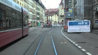 Strassenbahn Bern linia 9  führerstandsmitfahrt [upl. by Lawford]