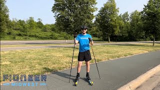 Roller Ski Stopping Techniques [upl. by Epperson]