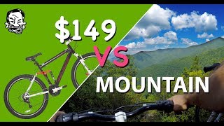 149 Mountain Bike vs mountain  The Walmart Enduro [upl. by Oiragelo]