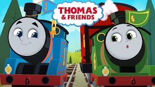 Who will get there FIRST  Thomas amp Friends All Engines Go  60 Minutes Kids Cartoons [upl. by Lebar]