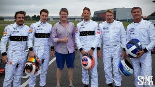 KARTING RACE Alonso vs Button vs Coulthard vs Häkkinen vs Vandoorne [upl. by Niraj756]