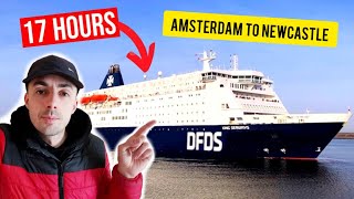 17 HOUR DFDS FERRY AMSTERDAM TO NEWCASTLE [upl. by Searle993]