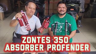 ZONTES 350  Absorber Profender mmg mantap berbaloi [upl. by Ssej]