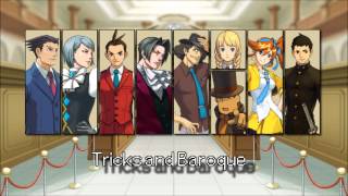 Old Ace Attorney All LogicTrick Themes 2015 [upl. by Karyn]