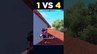 1VS4 MOMENT WITH LAUNCHPAD freefire viralvideo [upl. by Arreip]