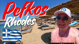 Discover the Hidden Gem of Pefkos Beach in Rhodes [upl. by Edyak2]