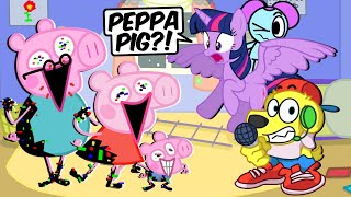 PEPPA PIG GOES CRAZY Friday Night Funkin NEW PIBBY Twilight Peppa Garcello FNF Mods 156 [upl. by Yeneffit74]