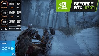 GTX 1070 Ti  God of War Ragnarok [upl. by Richman]