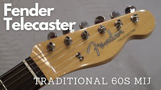 Best Fenders Ever  Fender Telecaster Traditional 60s Review  Made in Japan [upl. by Juley]