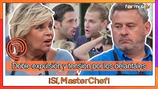 Doble expulsión y cabreo por los delantales negros en MASTERCHEF CELEBRITY 6  ¡Sí MasterChef [upl. by Skricki]