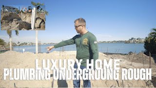 Florida Luxury Home Plumbing Underground Rough [upl. by Trebo]