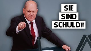 Kanzler Scholz rastet aus nach verbalem Angriff [upl. by Klotz]