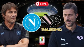 Napoli Palermo LIVE 🔴 Coppa Italia con i tifosi napoletani allo stadio Maradona [upl. by Chanda]