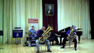 Caravan  jazz quartet Russian Tuba Workshop [upl. by Anital]