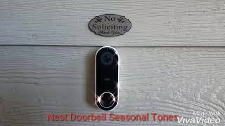 NEW 2019 Nest Doorbell Themes  Seasonal Doorbell Tones [upl. by Archibald]