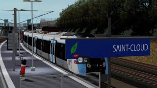 Départ d’une NAT Z50000 En Gare De La Défense  Train Roblox  TRANSILIEN L [upl. by Woodrow400]