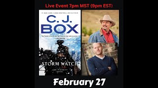 CJ Box discusses Storm Watch [upl. by Mcadams]