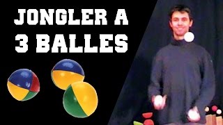 TUTO JONGLER À 3 BALLES simple basique [upl. by Feledy]