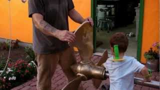 DIY Boat Propeller  Part 9  Machining and Balancing [upl. by Gnaw929]