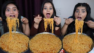 3x Super Spicy Korean Noodles Challenge  Worlds Spiciest Korean Noodles Competition Food Challenge [upl. by Nwahs]