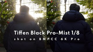 BMPCC6K Pro and Tiffen Black ProMist 18  SideBySide Comparison [upl. by Askwith]