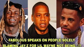 Fabolous speaks on people solely blaming JayZ for Lil Wayne not being the performer for Super Bowl [upl. by Hurwitz]