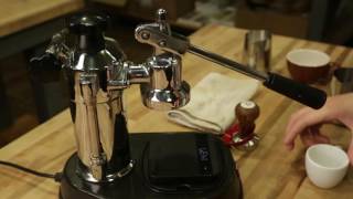 La Pavoni Espresso Machine  Video Blog [upl. by Eelyac]