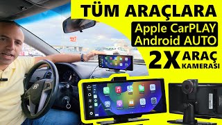 Tüm Araçlarla Uyumlu Kablosuz CarPlay amp Android Auto  OttoScreen MAX [upl. by Kimber274]