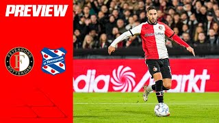 PREVIEW 📊  Feyenoord  sc Heerenveen  Eredivisie 20242025 13 [upl. by Dann]