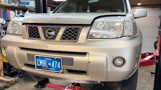 Oil amp Filter Change  How To  On a Nissan XTrail 25L [upl. by Lyrehs]