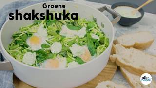 Wat eten we vandaag Groene shakshuka  Allerhande [upl. by Hanforrd]