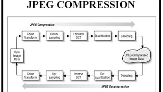 JPEG IMAGE COMPRESSION STEPS [upl. by Nnovahs]