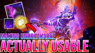 Destiny 2 This Build Actually Makes Unbreakable A Somewhat Useable Aspect [upl. by Zeba]