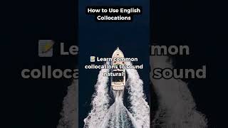 How to Use English Collocations English Learning LearnEnglish englishvocabulary englishgrammar [upl. by Aninaig]