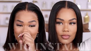 HOW TO  FLAWLESS WIG INSTALL FT HAIRVIVI Full Lace Frontal Wig Install  Arnell Armon Wigs [upl. by Samuel]