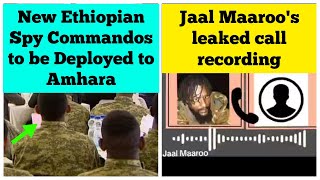 New Ethiopian Spy Commandos to be Deployed to Amhara Region  Jaal Maaroos Leaked Call Recording [upl. by Luttrell289]