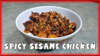 Spicy Sesame Chicken  Cosori Pressure Cooker [upl. by Eelrefinnej]