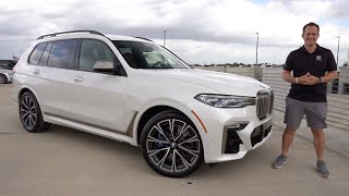 Is the 2022 BMW X7 M50i a BETTER luxury sport SUV than a Cadillac Escalade [upl. by Euell]