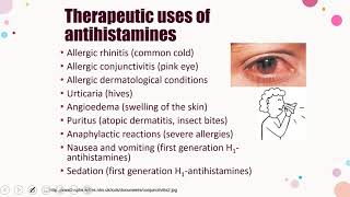 Antihistamine drugs its Pharmacological actions therapeutic uses and its ADR for undergraduates [upl. by Kachine]