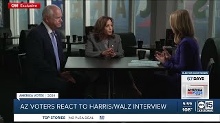 Arizona voters react to HarrisWalz interview [upl. by Greg]