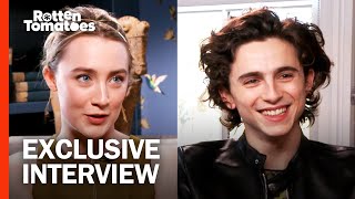 Timothée Chalamet Saoirse Ronan And the ‘Little Women’ Cast Talk Putting a Modern Spin on Alcott [upl. by Ylrac623]