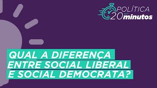 Qual a diferença entre social liberal e social democrata [upl. by Lotty]