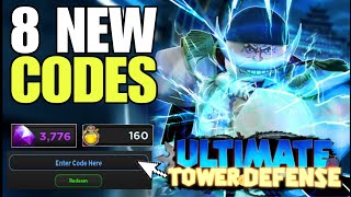 NEW ULTIMATE TOWER DEFENSE CODES 2024 MARCH  ULTIMATE TOWER DEFENSE CODES [upl. by Ueihttam]